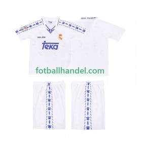 Barn Fotballdrakter Real Madrid Hjemme Retro 1996-1997 Kortermet